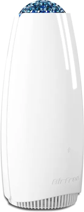 Airfree Tulip Filterless Air Purifier for Bacteria, Viruses, Mold and allergens Requires No Filter, Fan, or Humidifier - Small, White