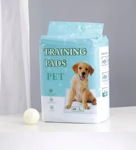 Basics Dog and Puppy Pee Pads, 50 Count, Super Absorbent & Odor Eliminating, Regular Size, 22 x 18 Inches, Blue & White