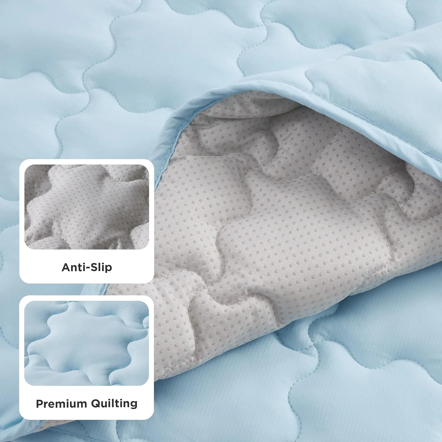 Bedsure Cooling Mat for Large Dogs  35x23 Thin Washable Cooling Pet Pad for Puppy, QMAX>0.5, Portable Kennel Puppy Bed for Summer, Non-Slip Summer Crate Pad for Big Dog Up to 50 lbs