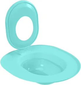 Cat Toilet Training Pad  Reusable Pet Training Mat for Litter Box  Teach Kittens to Use Toilet  Washable Cleaning Pad for Cats (Blue)