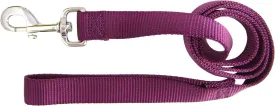 Hamilton Single Thick Nylon Dog Lead, 1-Inch by 6-Feet, Wine