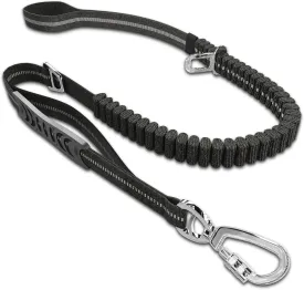 Heavy Duty Dog Leash 4-6Ft Length  Reflective Dog Leash for Medium, Large Dogs  Shock Absorbing Bungee Dog Leash with Zinc Alloy Carabiner, Traffic Control Handle and Safety Lock