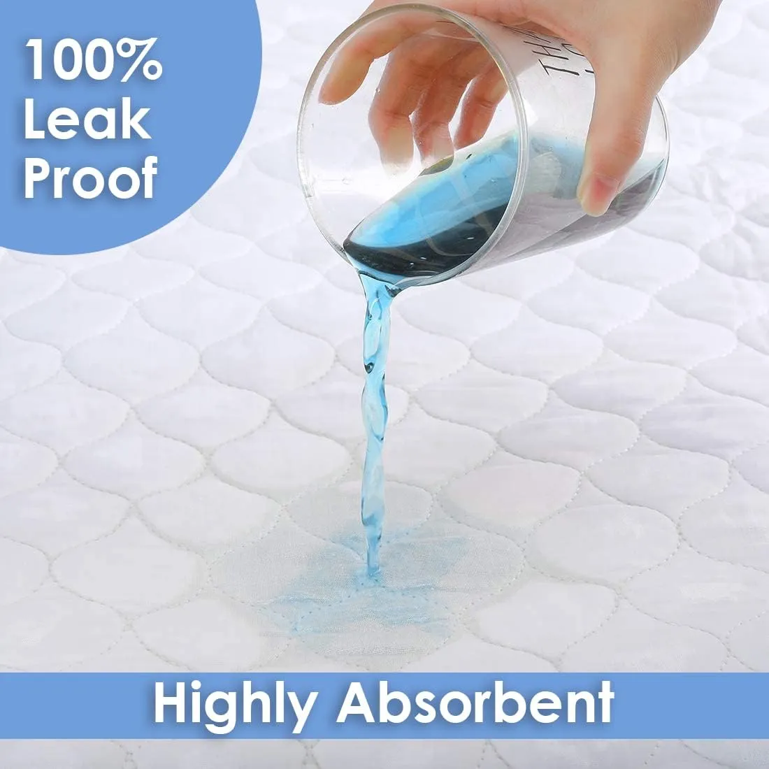 Incontinence Protection Pack - Washable, Absorbent Pee Pads for Adults, Kids & Pets - 34x36 inches Reusable Underpads