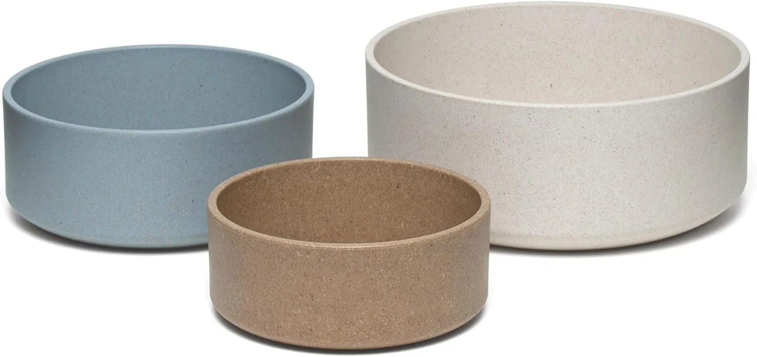 Loving Pets - Dolce Bamboo - Eco-Friendly Pet Bowls & Dishes for Dog, Cats, Puppy Food and Water Dish -Sustainable and Dishwasher Safe, Made with Real Bamboo (Small, Coffee-Brown)