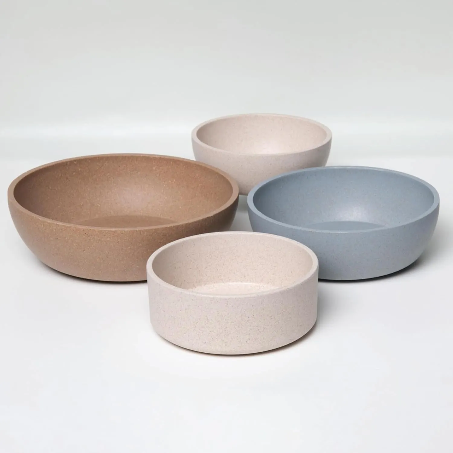 Loving Pets - Dolce Bamboo - Eco-Friendly Pet Bowls & Dishes for Dog, Cats, Puppy Food and Water Dish -Sustainable and Dishwasher Safe, Made with Real Bamboo (Small, Coffee-Brown)