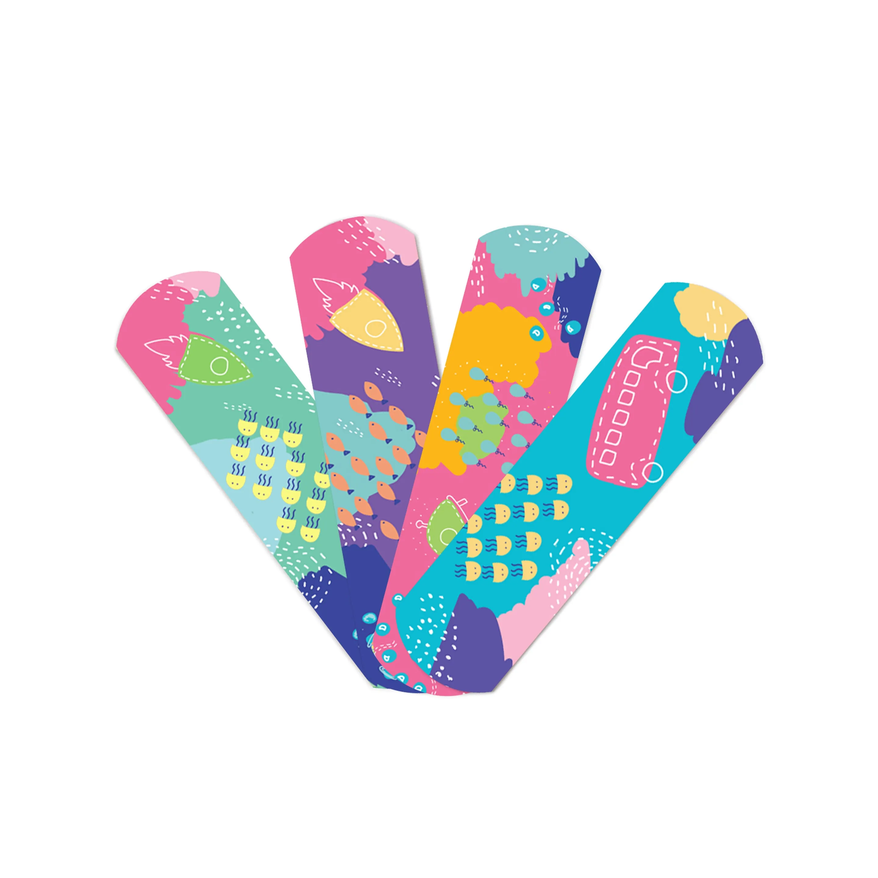'Ouchie Kids Bandages'  20-Pack (Purple)