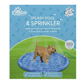 Pet Kingdom Dog Splash Pool & Sprinkler
