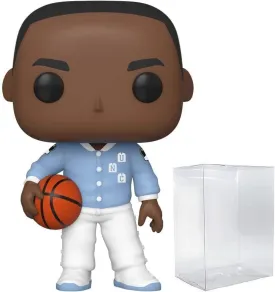 POP Basketball: UNC - Michael Jordan (Tar Heels Warm Ups) Funko Vinyl Figure (Bundled with Compatible Box Protector Case), Multicolor, 3.75 inches