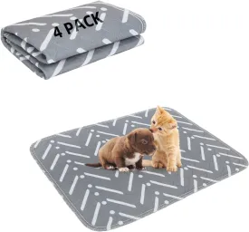 PUPTECK Reusable Dog Pee Pads Washable - Waterproof Puppy Potty Training Pads Whelping Mat, Fast Liquid Absorbing Non-Slip Pet 18" x 24"