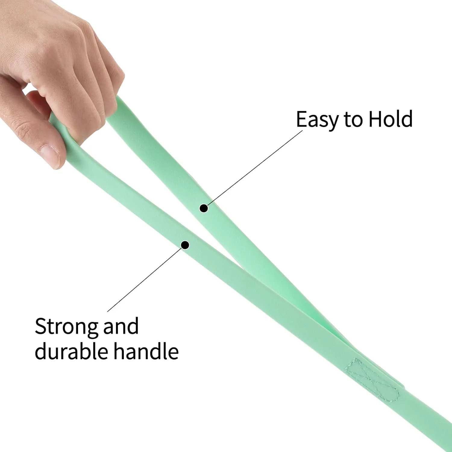 Waterproof Long Leash Durable Dog Recall Training Lead Great for Outdoor Hiking, Training, Yard, Beach and Swimming (Light Green, 10ft)