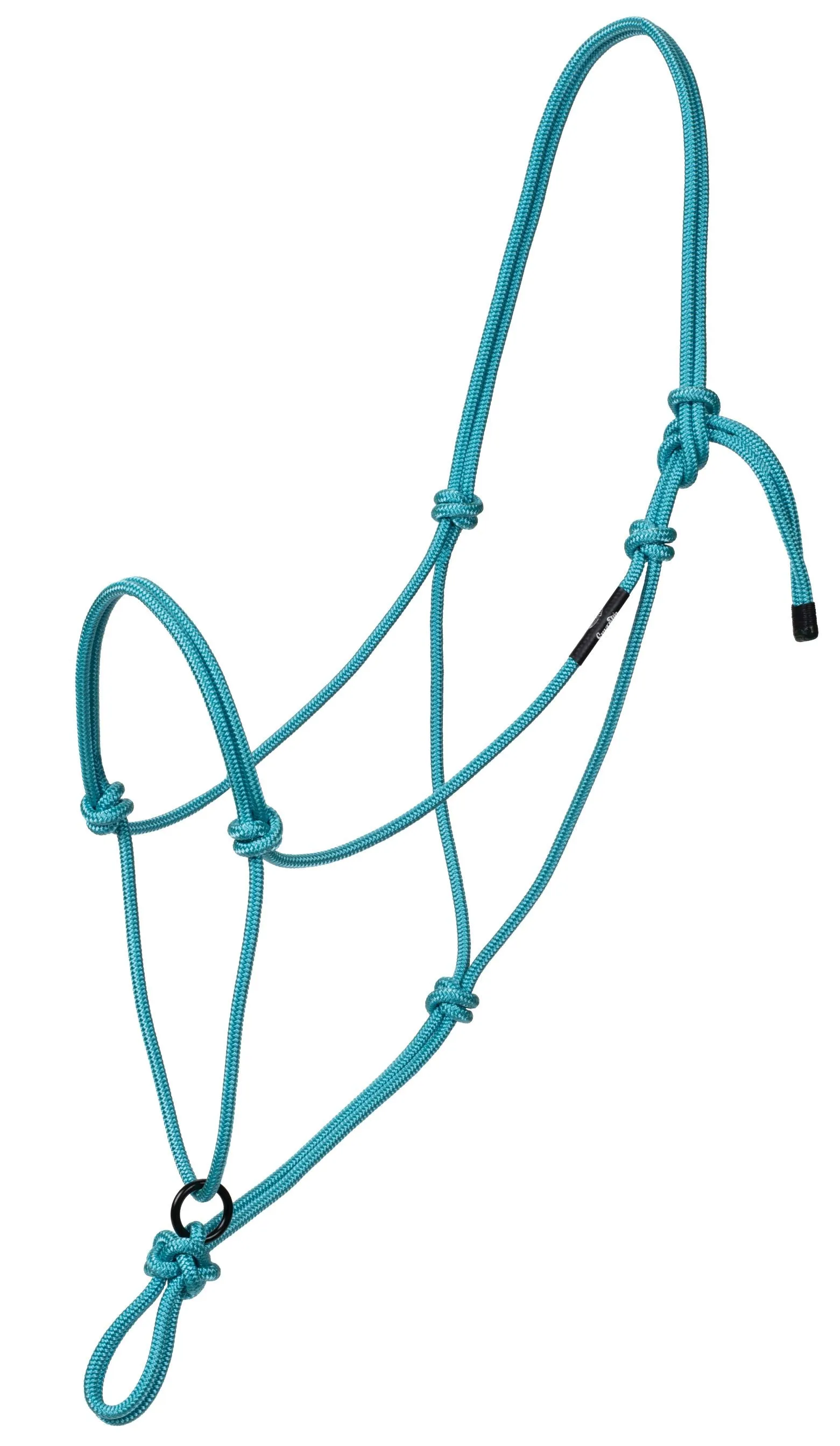 Weaver Silvertip Transition Rope Halter with Sliding Ring, Small Horse (Multiple Color Options)