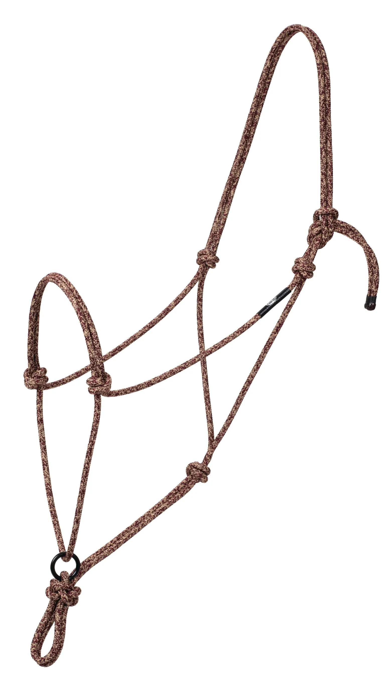 Weaver Silvertip Transition Rope Halter with Sliding Ring, Small Horse (Multiple Color Options)