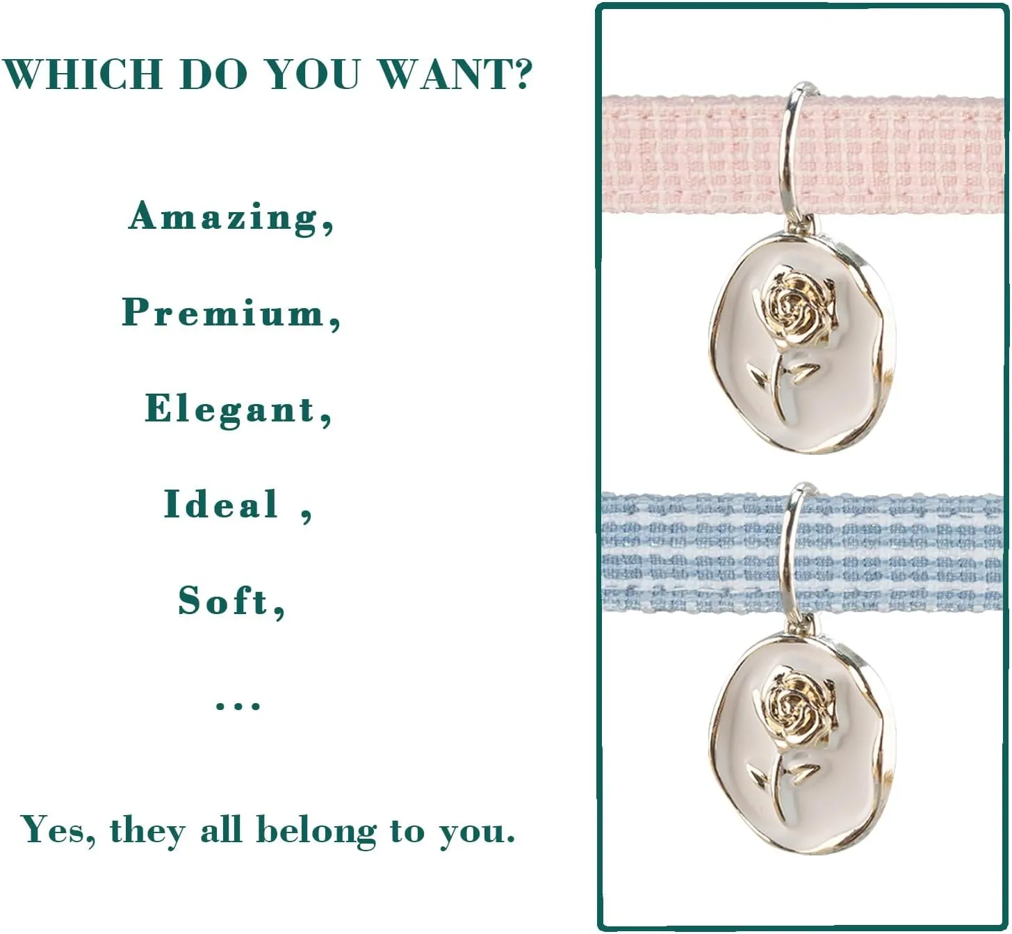 Yizepet Cat Collars, Breakaway Kitten Collar, Cute Kitty Collar in 2 Pack, Pet Supplies Accessories